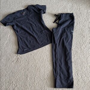 Grey's Anatomy Dark Gray Scrub Set